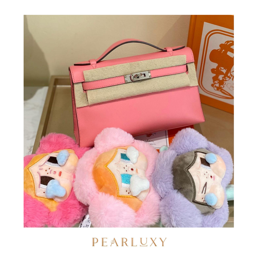 Kelly Pochette Veau Swift - Rose Ete