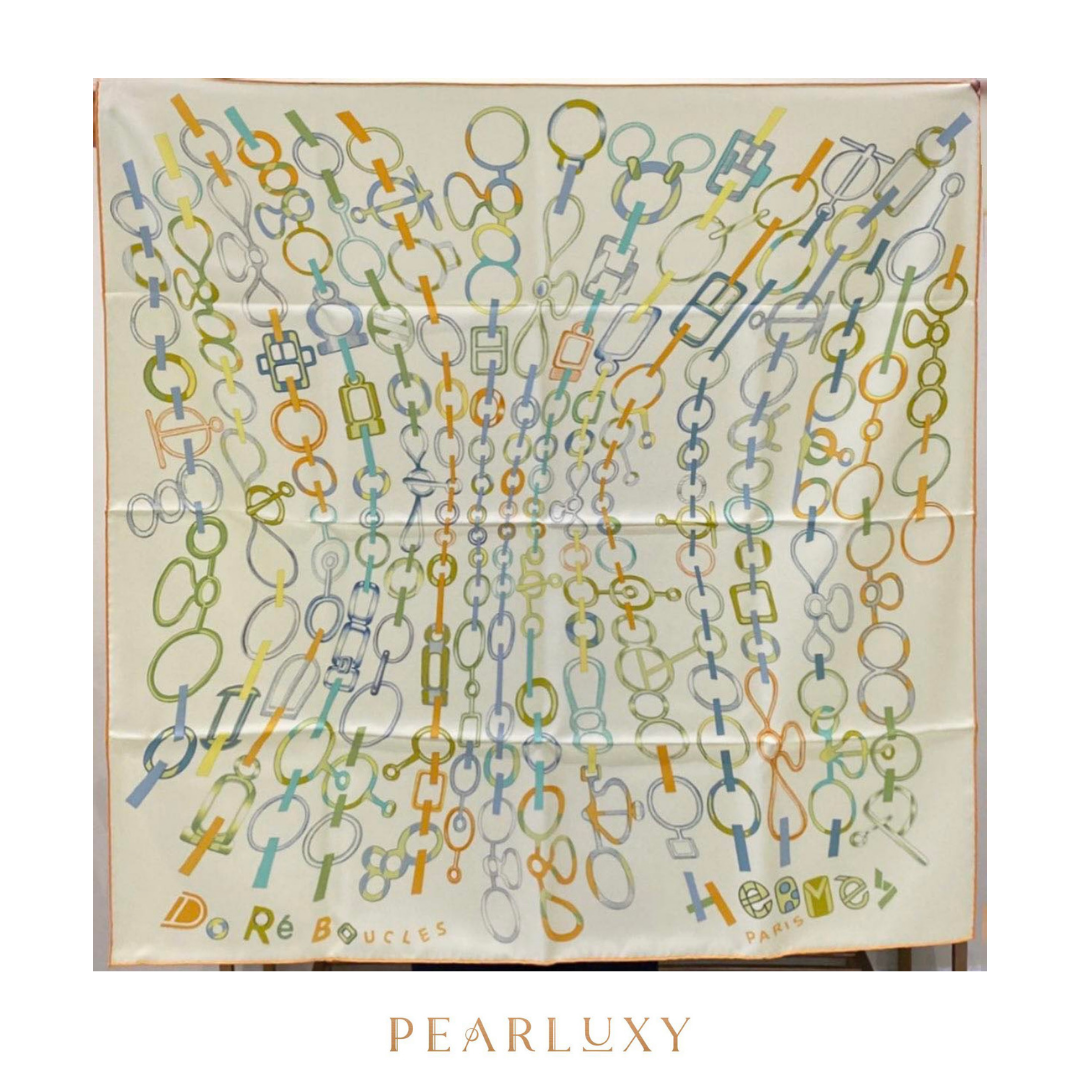 Light Yellow Silk Scarf