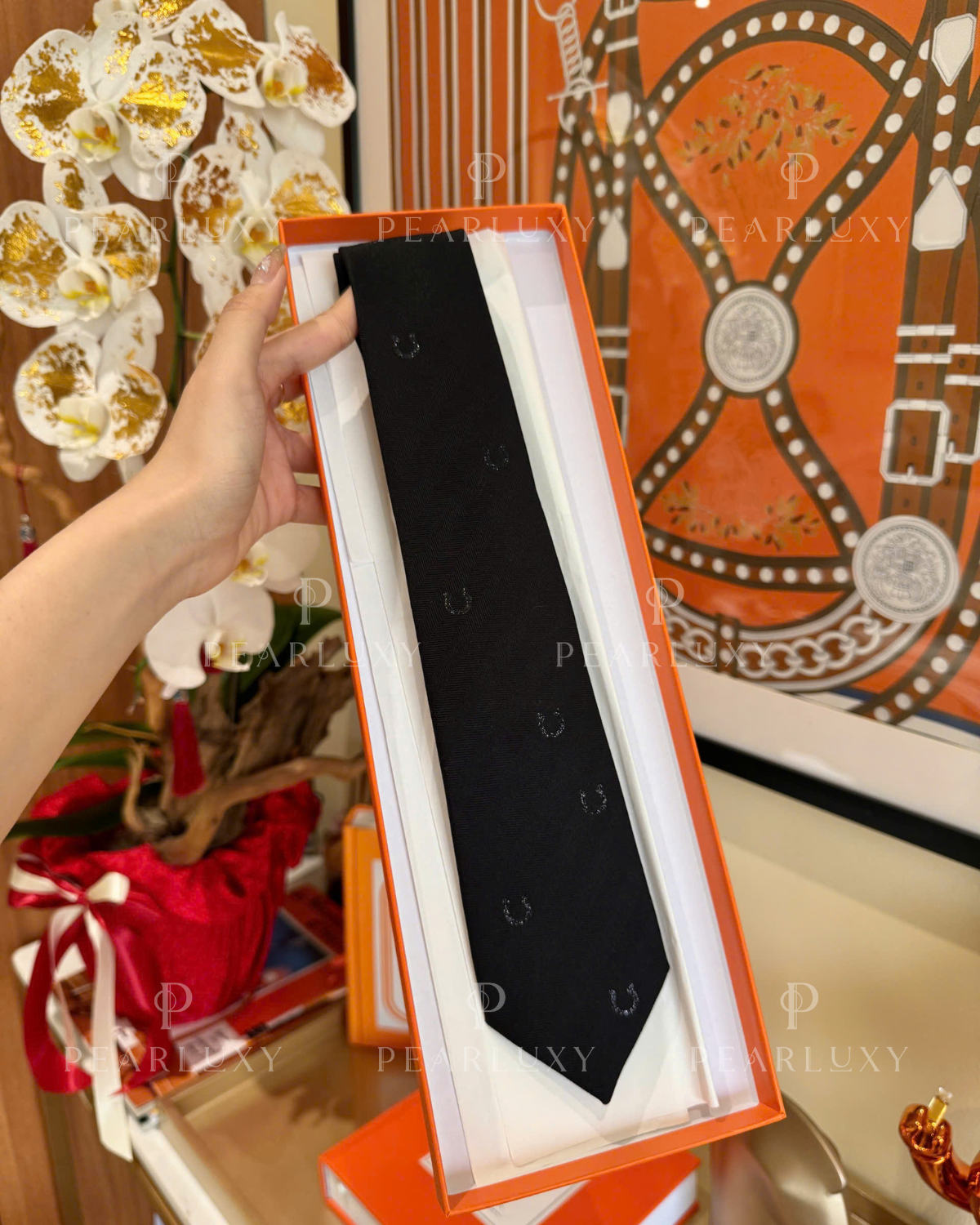 Fer Glitter tie