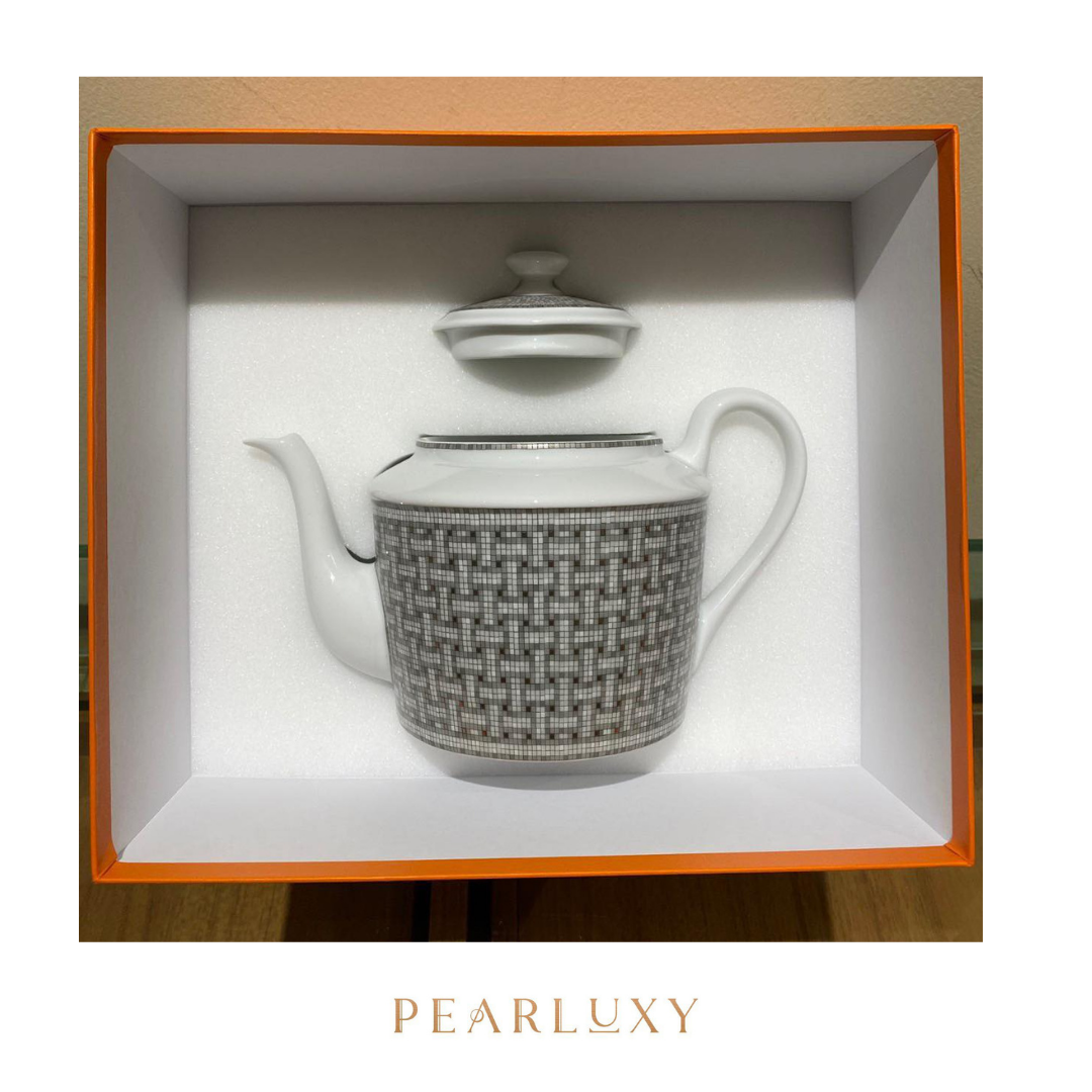 Mosaique Au 24 Platinum Teapot