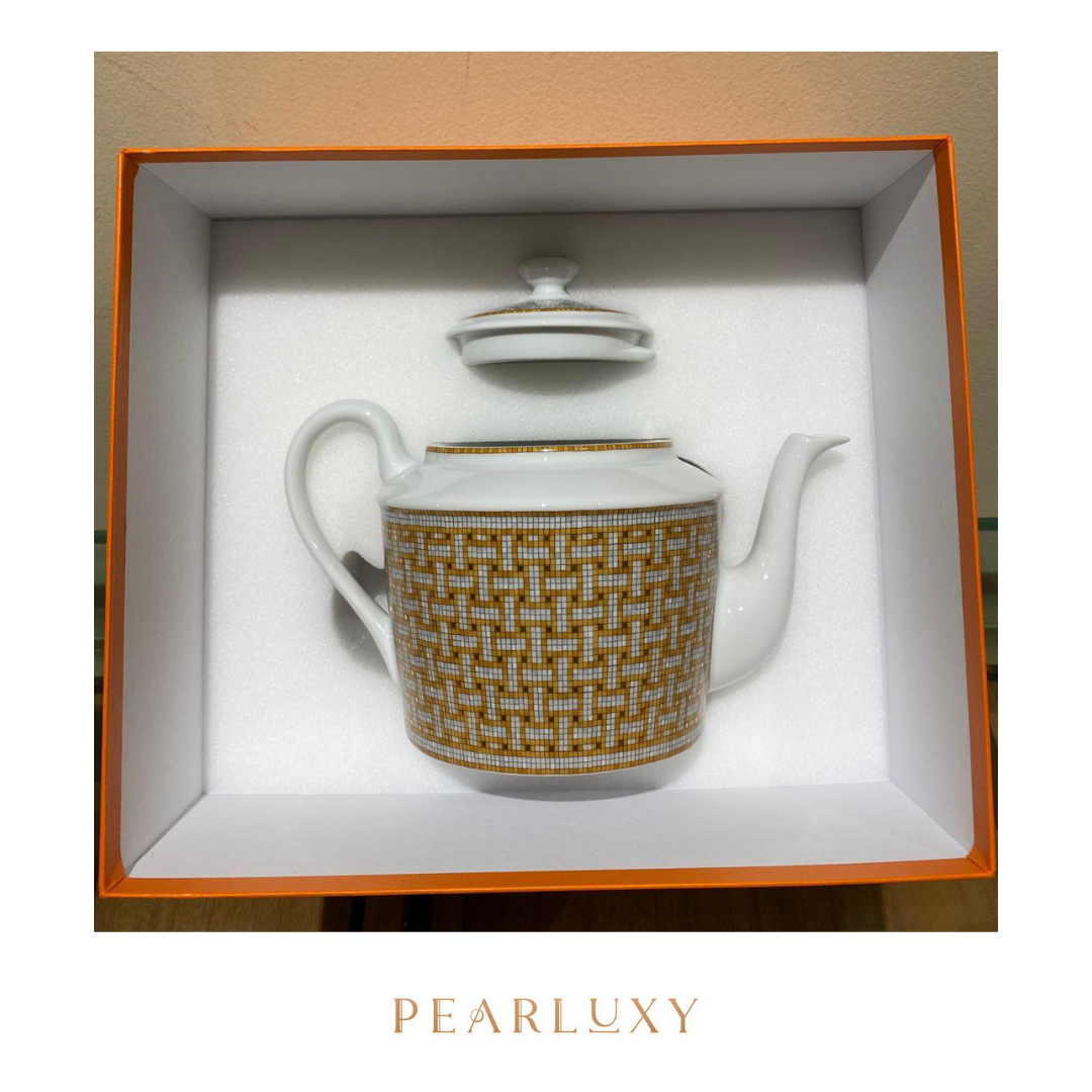 Mosaique Au 24 Gold Teapot
