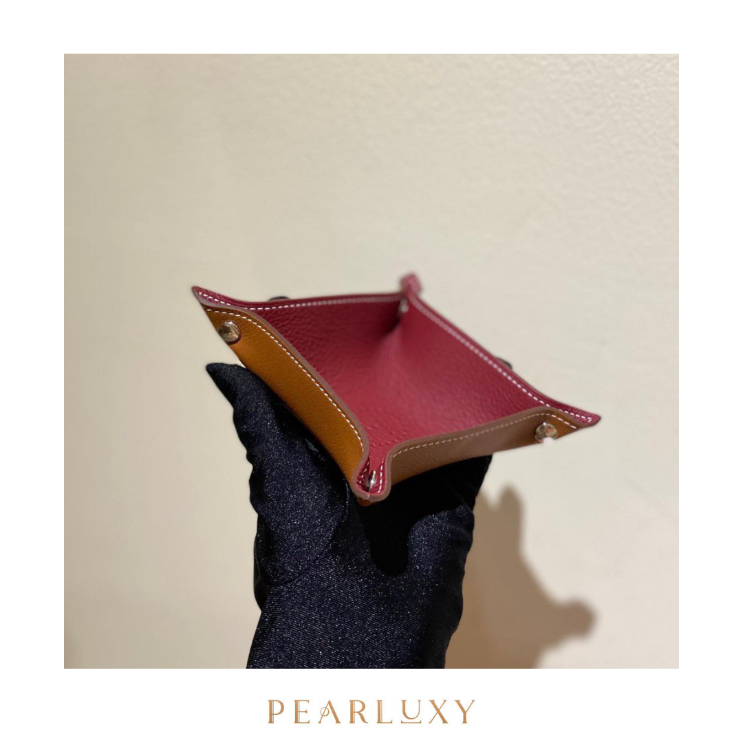 Mini Change Tray - Fauve/Rouge H
