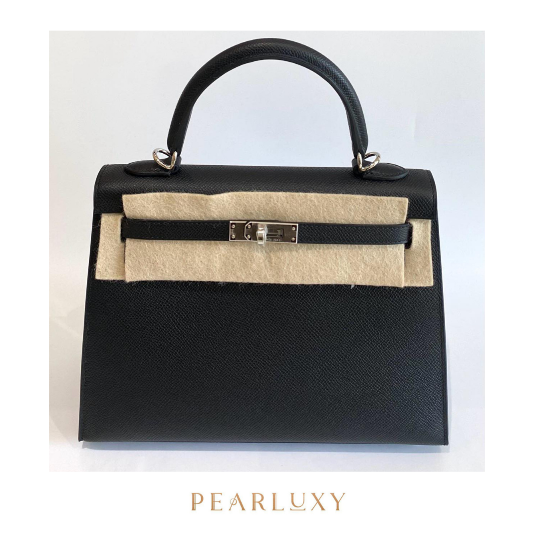 Kelly 25 Epsom - Noir
