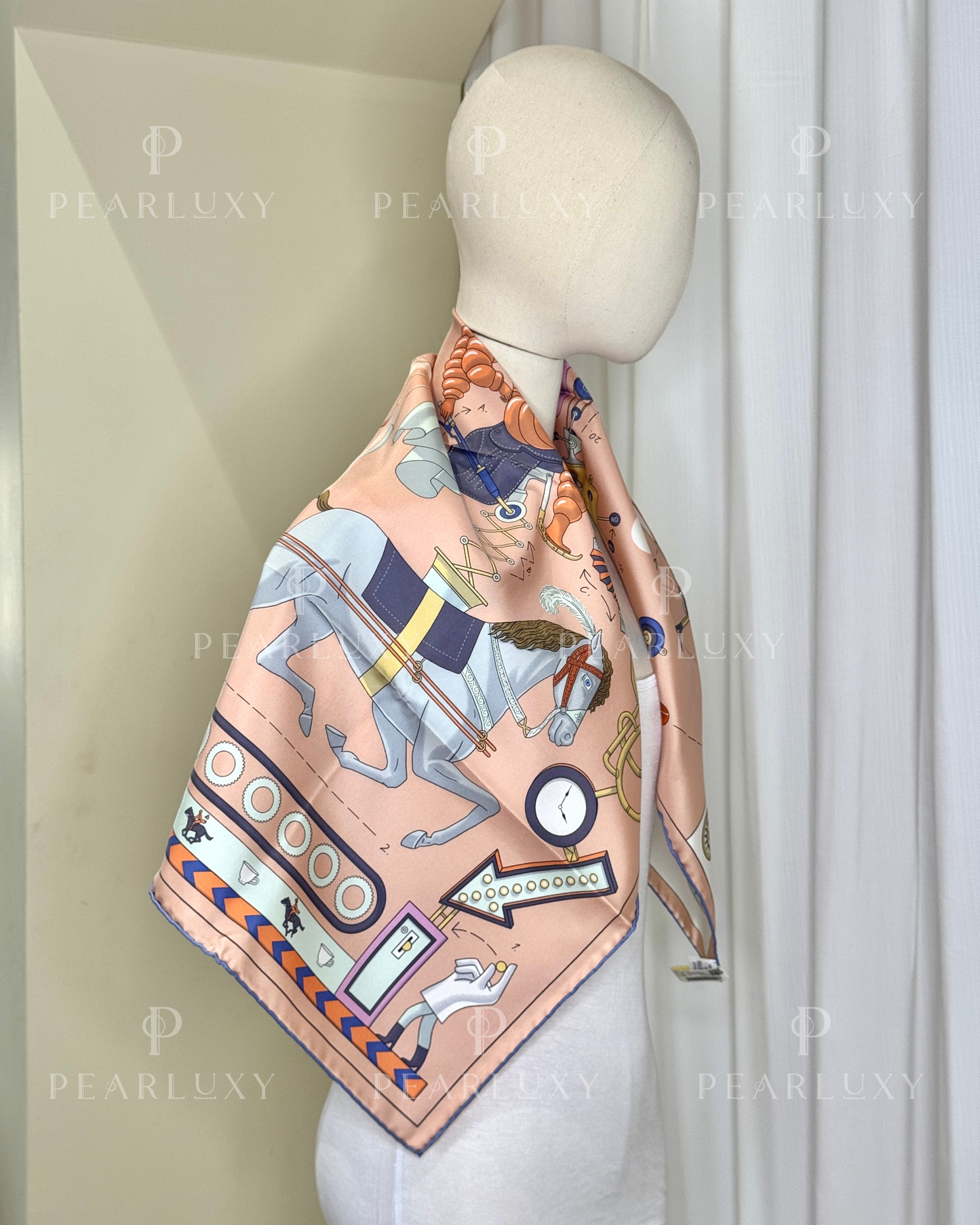 Light Pink Silk Scarf