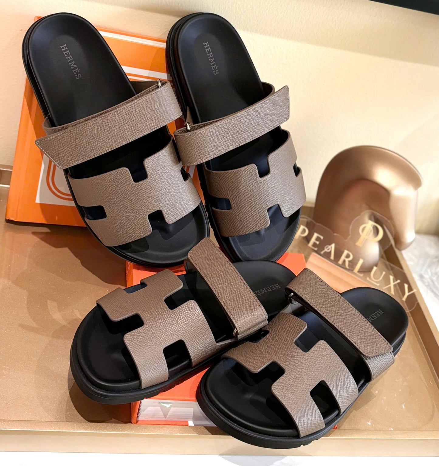 Chypre sandal - etoupe