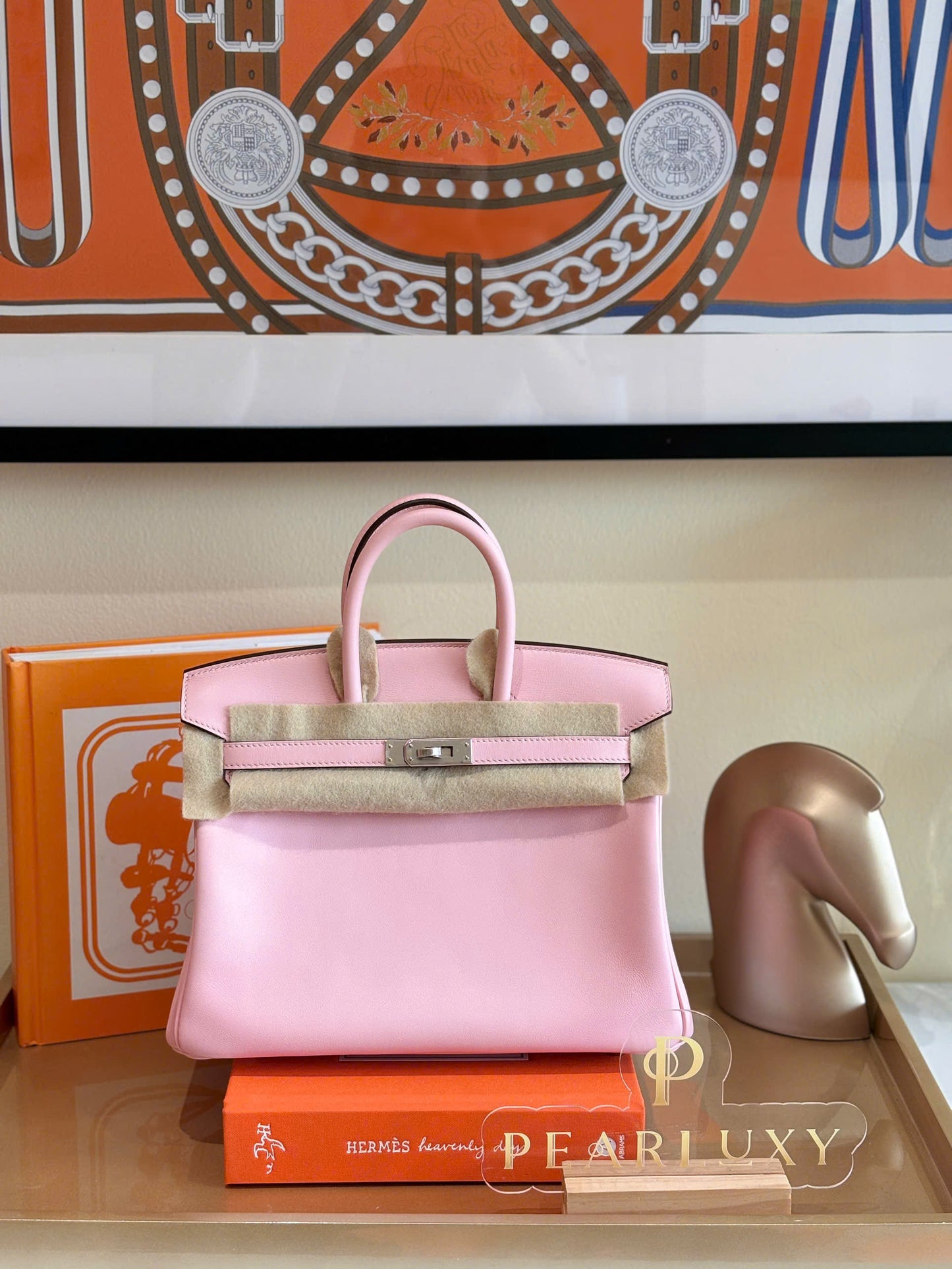 Birkin 25 Swift PHW - Sakura