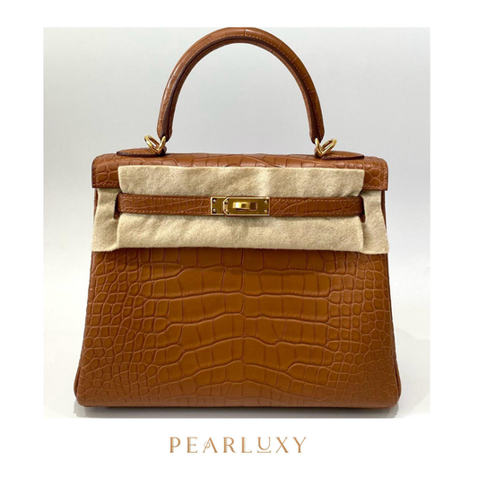 Kelly 25 Alligator - Gold