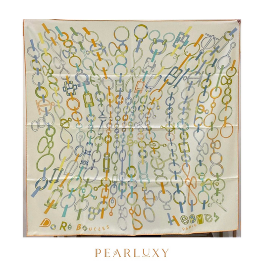 Light Yellow Silk Scarf