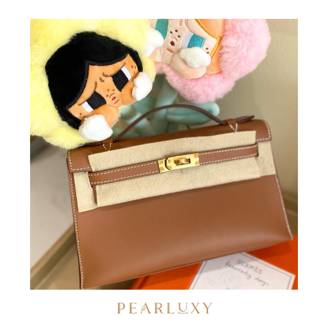 Kelly Pochette Veau Swift - Gold