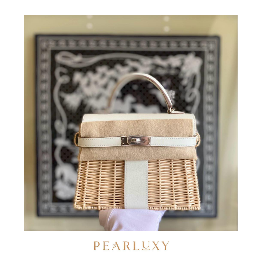 Kelly Mini Picnic Osier/Veau Swift - Natural/Mushroom