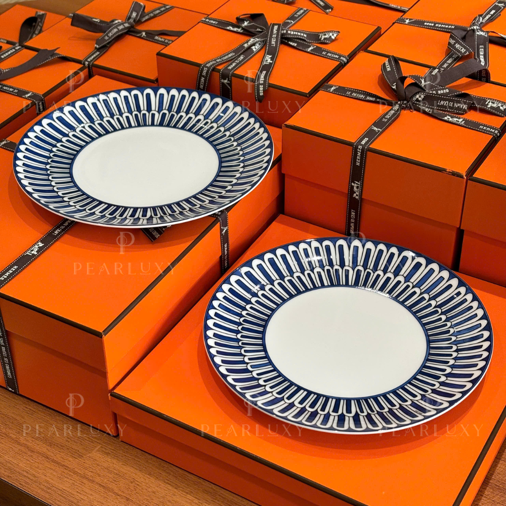 Bleus d'Ailleurs dessert plate