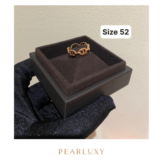 Chaine D’ancre Enchainee Ring