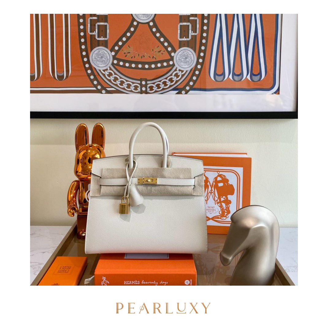 Birkin 25 Epsom - Craie