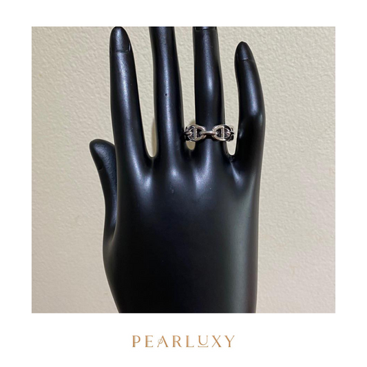 Chaine D’ancre Enchainee Ring