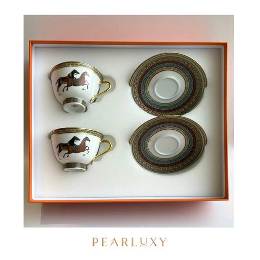 Hermes Tea Set - Double Horse