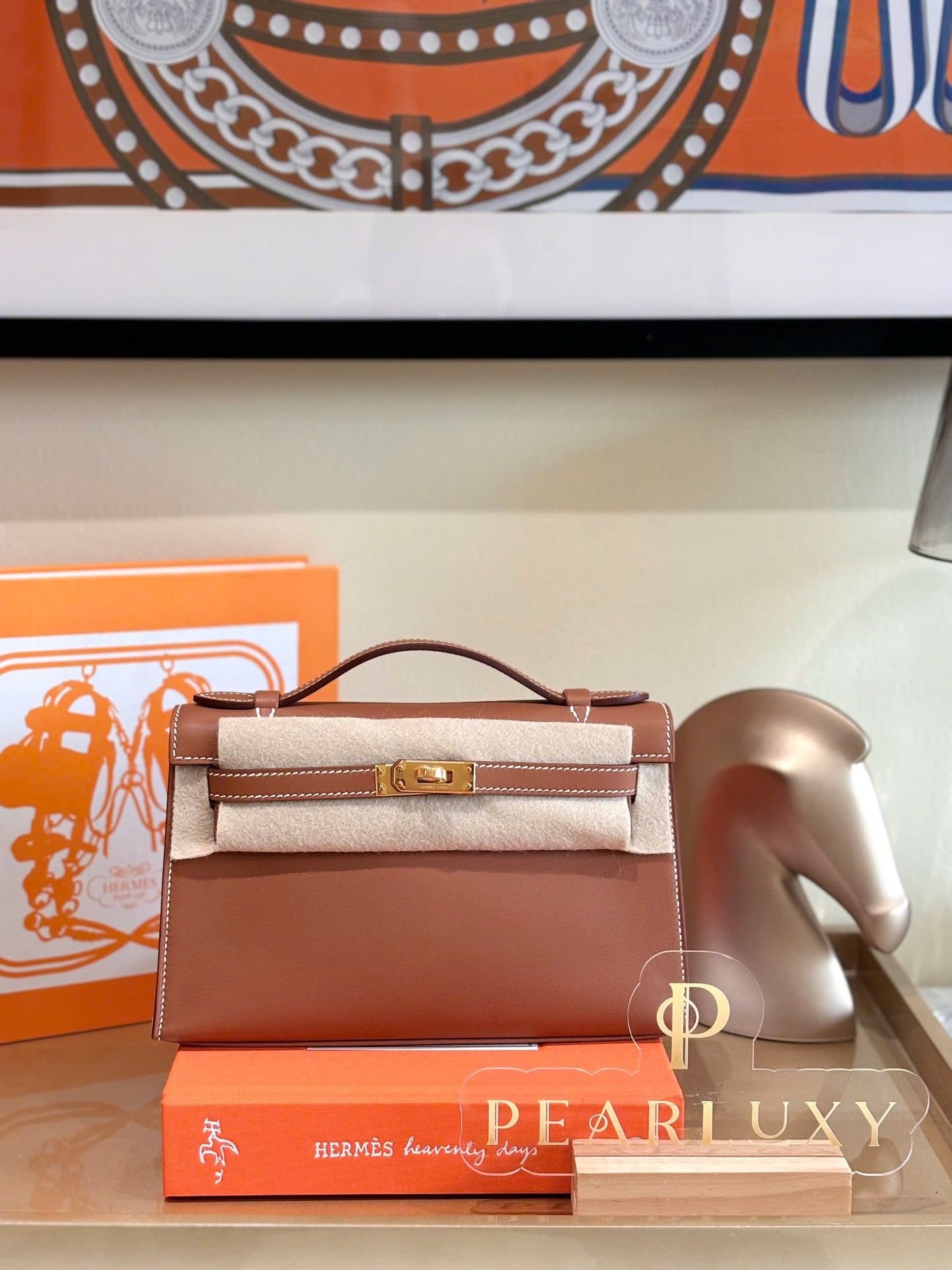 Kelly Pochette Swift GHW - Gold