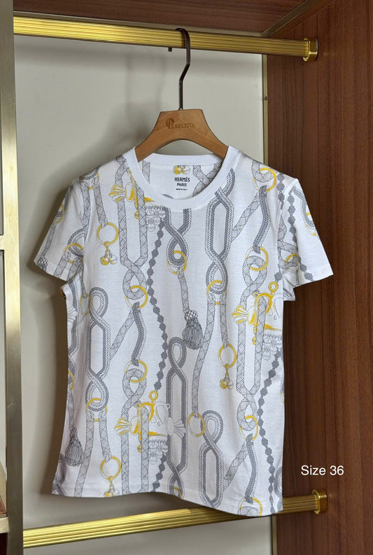 "Palefroi Remix" straight t-shirt - Blanc